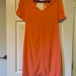 Sandro Vibrant Orange Mini Dress
